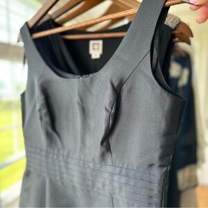 Talbots fitted cocktail dress in a silk blend, midi length, fully lined